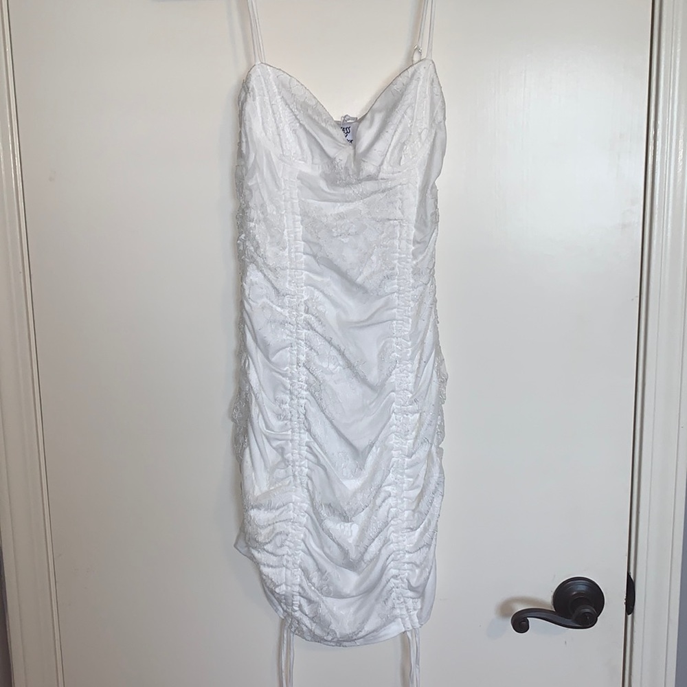 White Princess Polly Chicago Mini Dress. Size US 4